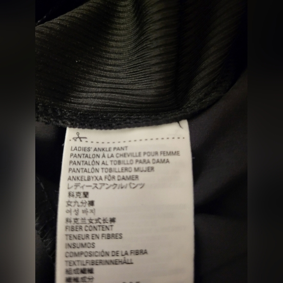 Kirkland Black Pull Up Dress Ankle Pants, Size Large ( 32) - Picture 3 of 6